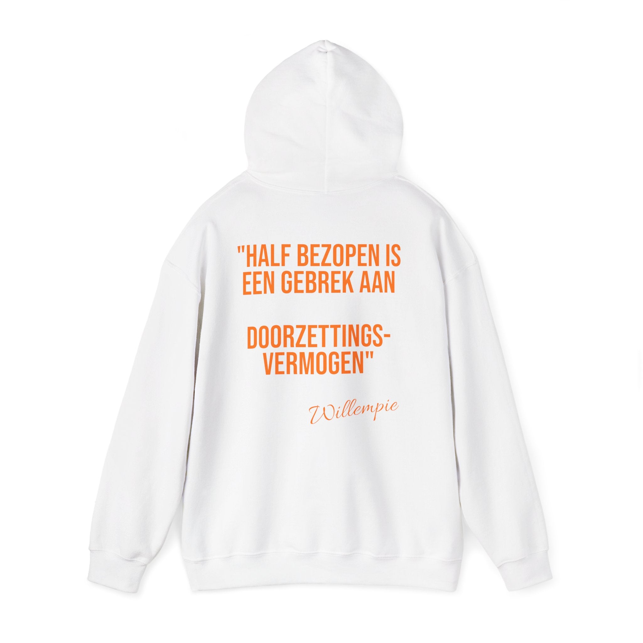 Koningsdag Hoodie 2026 – Half Bezopen (Willempie Edition)