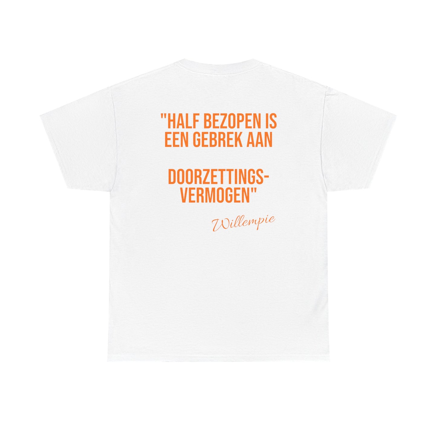 Half bezopen | Koningsdag T-shirt