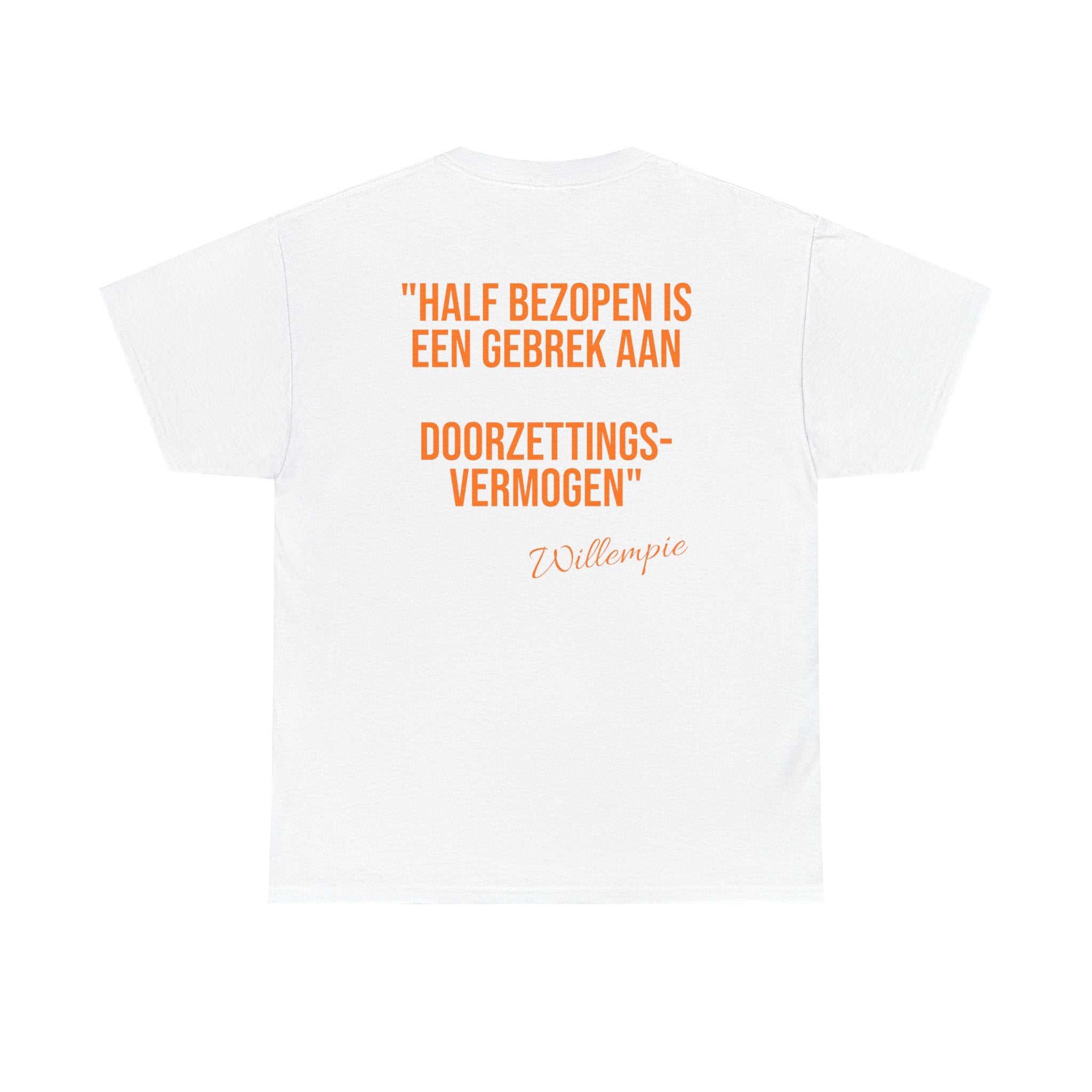Koningsdag T-Shirt 2026 – Half Bezopen (Willempie Edition)