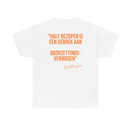 Half bezopen | Koningsdag T-shirt