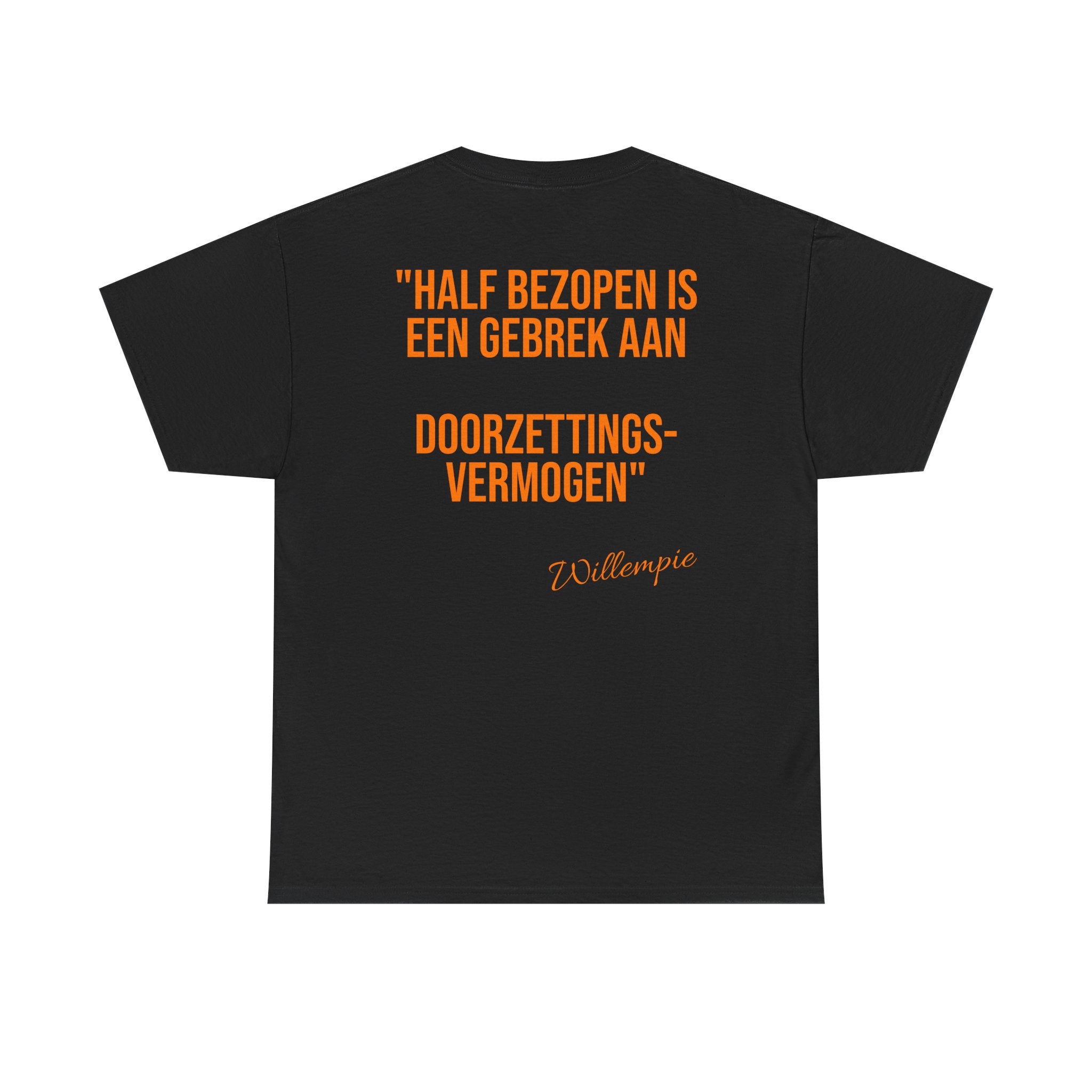 Koningsdag T-shirt 2026 – Half Bezopen (Willempie Edition) – Custom
