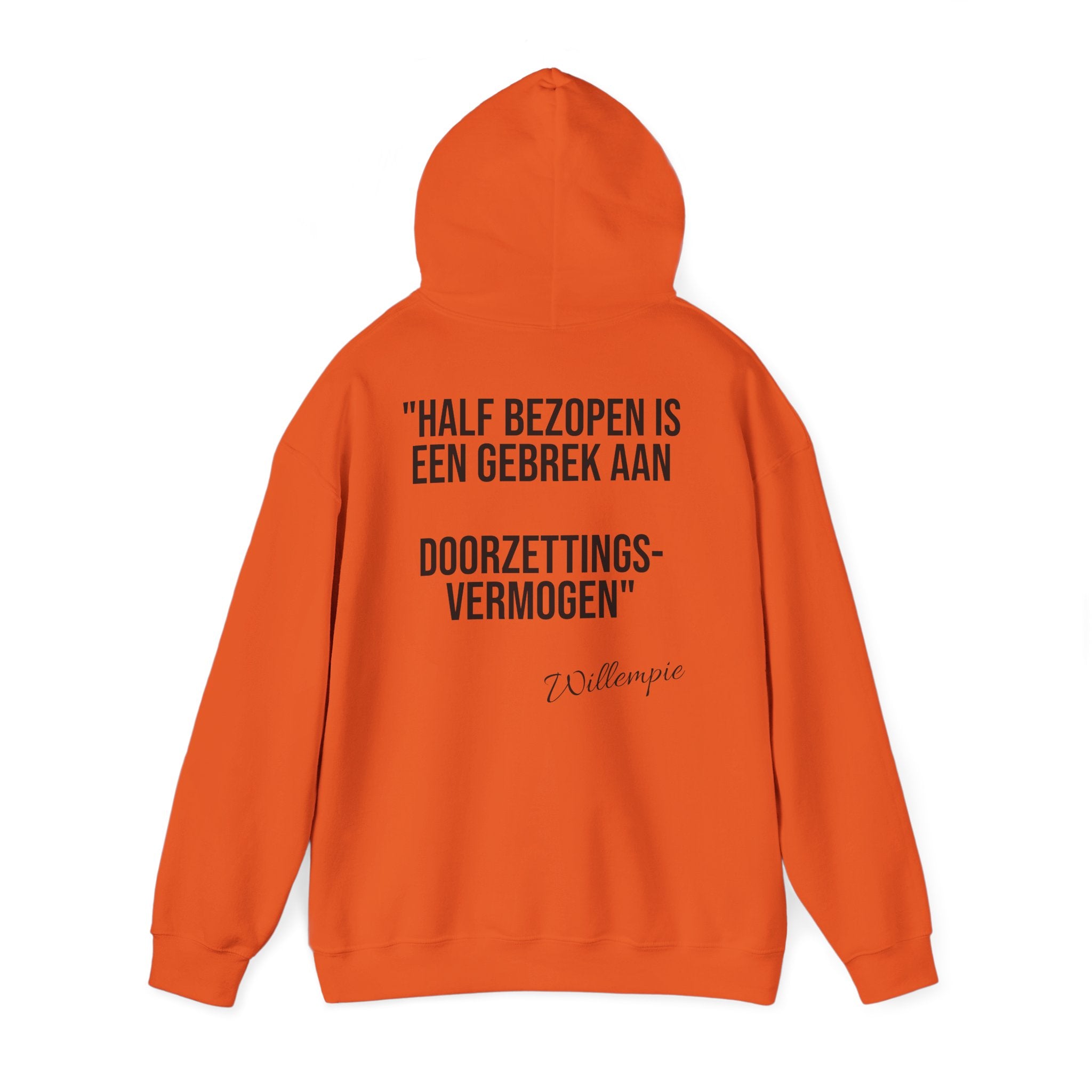 Koningsdag Hoodie 2026 – Half Bezopen (Willempie Edition) – Custom