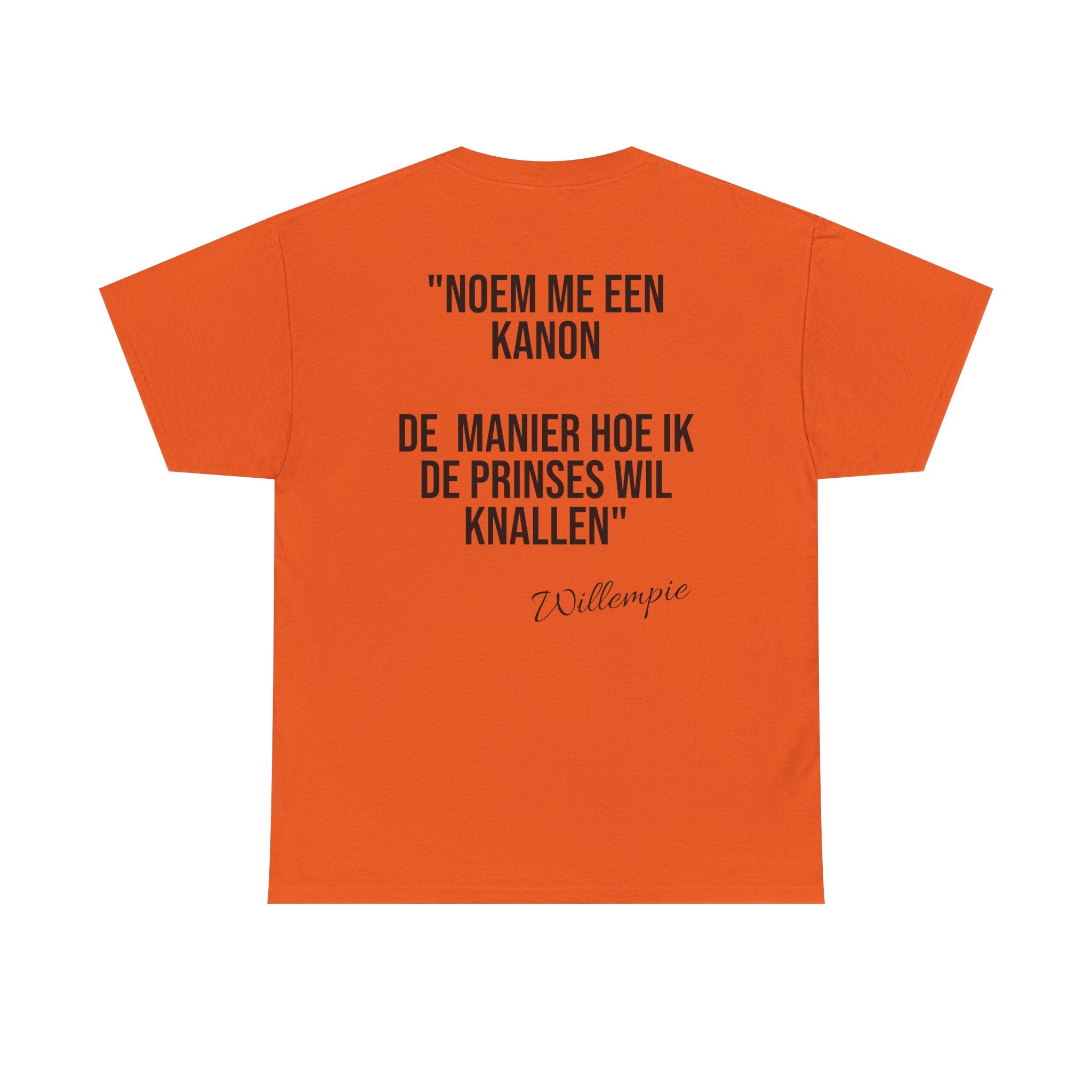 Koningsdag T-Shirt 2026 – Kanon (Willempie Edition)