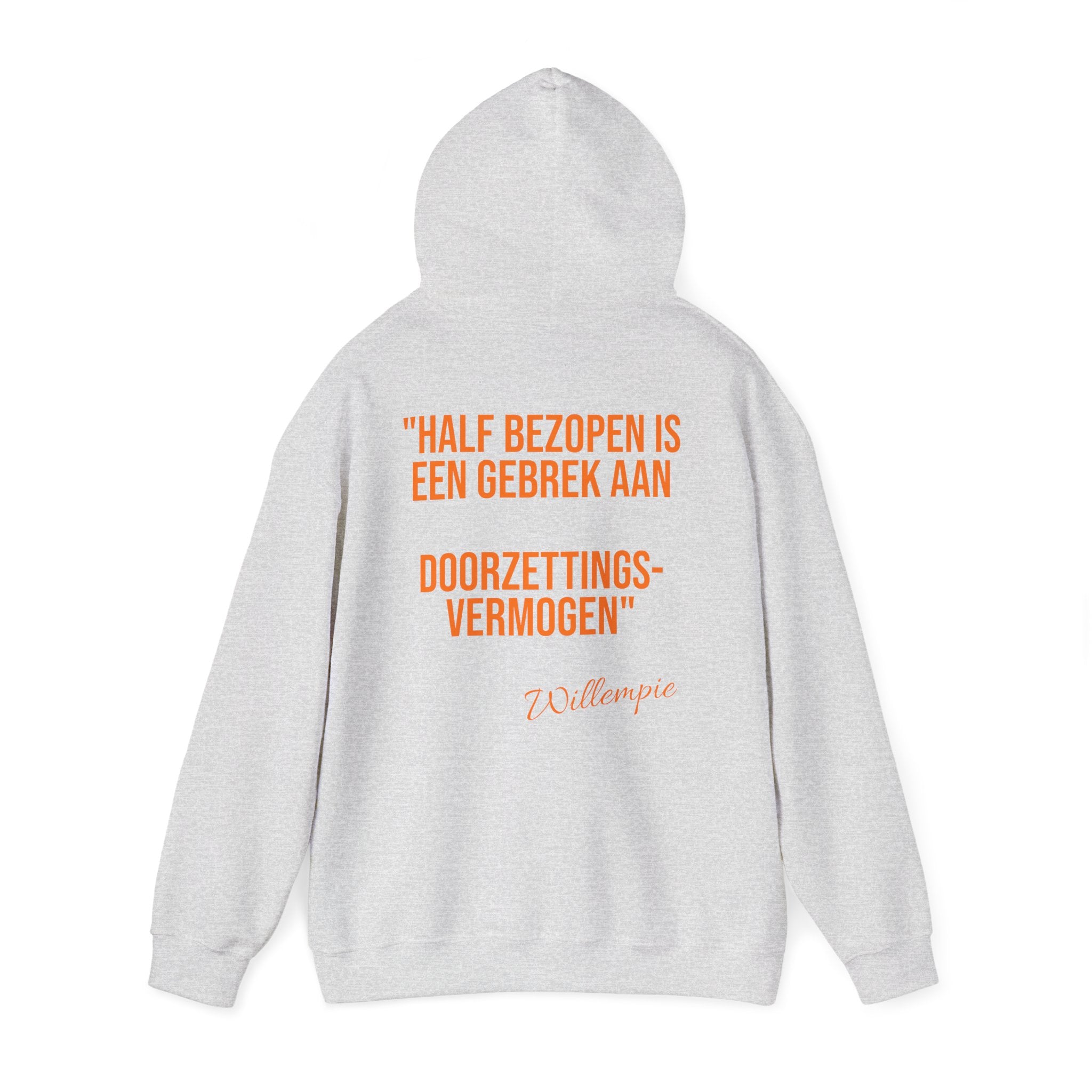 Koningsdag Hoodie 2026 – Half Bezopen (Willempie Edition)