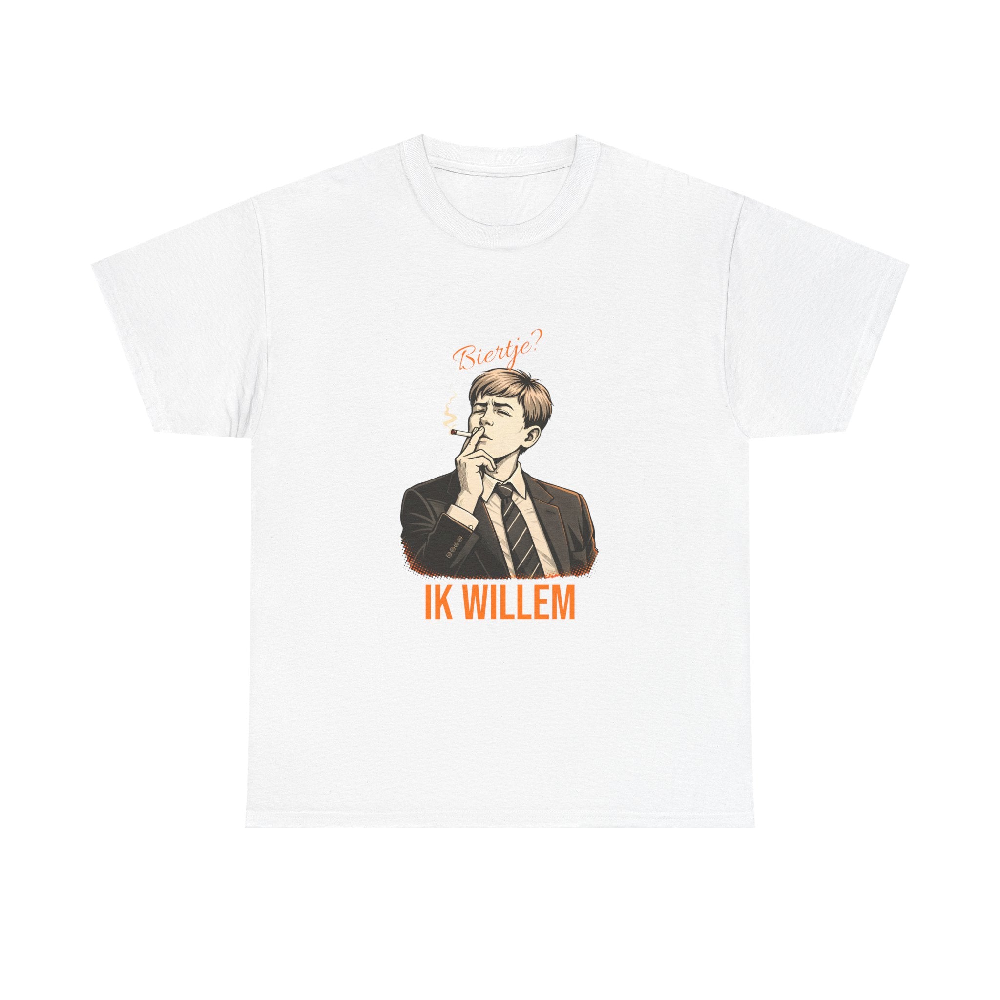 Koningsdag T-Shirt 2026 – Biertje? (Custom Ik Willem Edition)