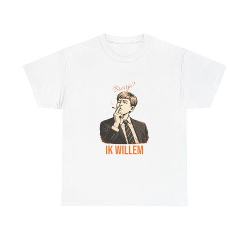 Koningsdag T-Shirt 2026 – Biertje? (Custom Ik Willem Edition)