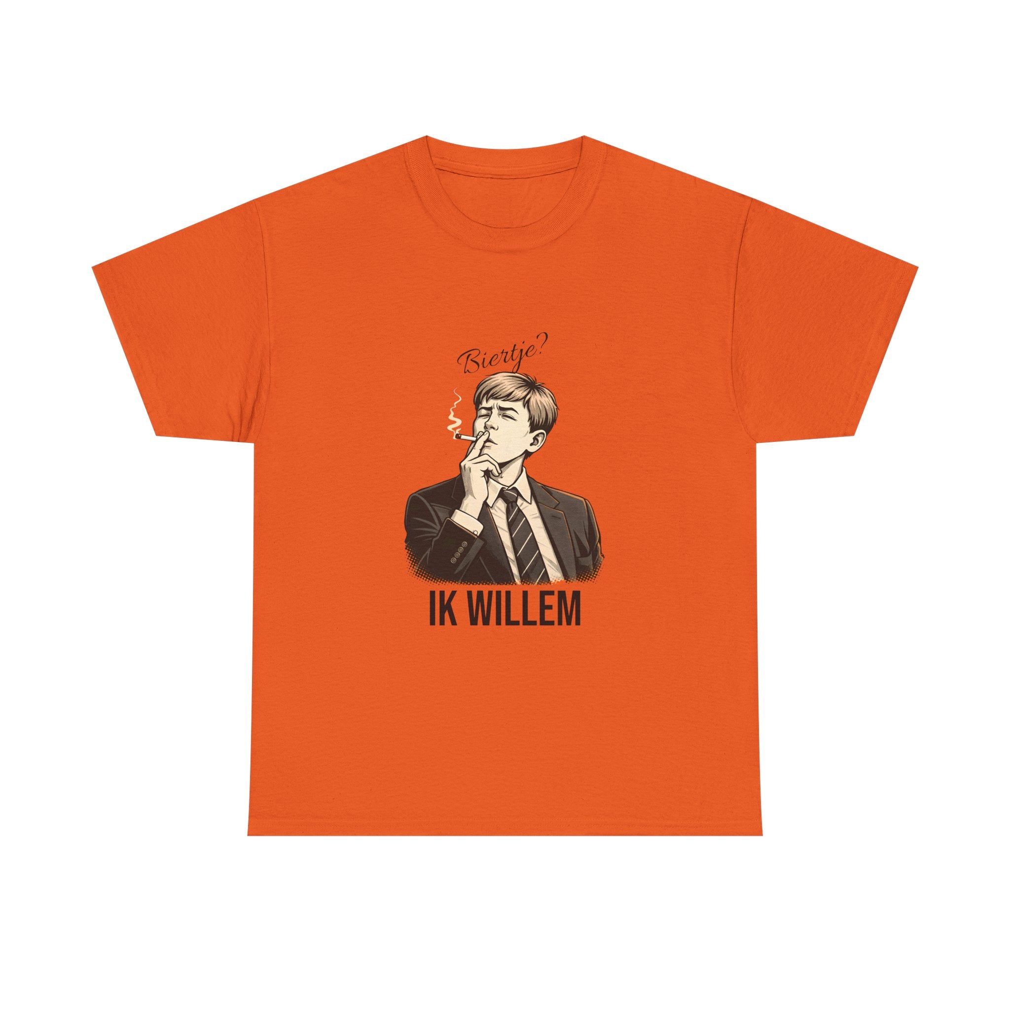 Koningsdag T-Shirt 2026 – Biertje? (Custom Ik Willem Edition)