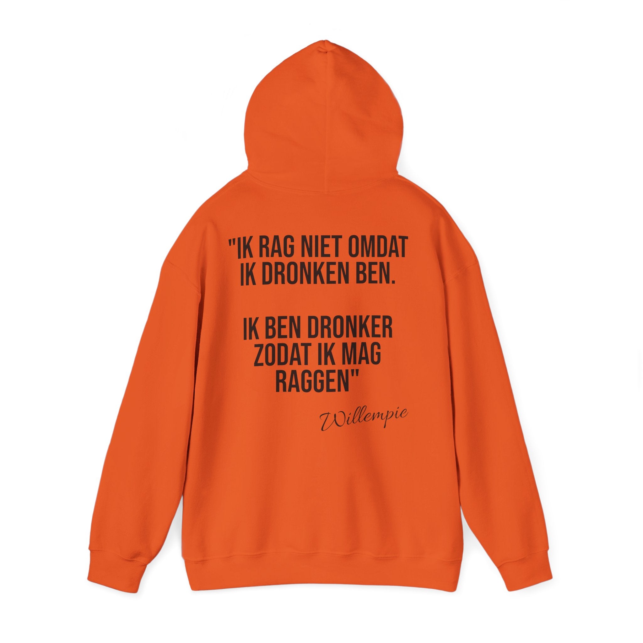 Koningsdag Hoodie 2026 – Raggen (Willempie Edition)