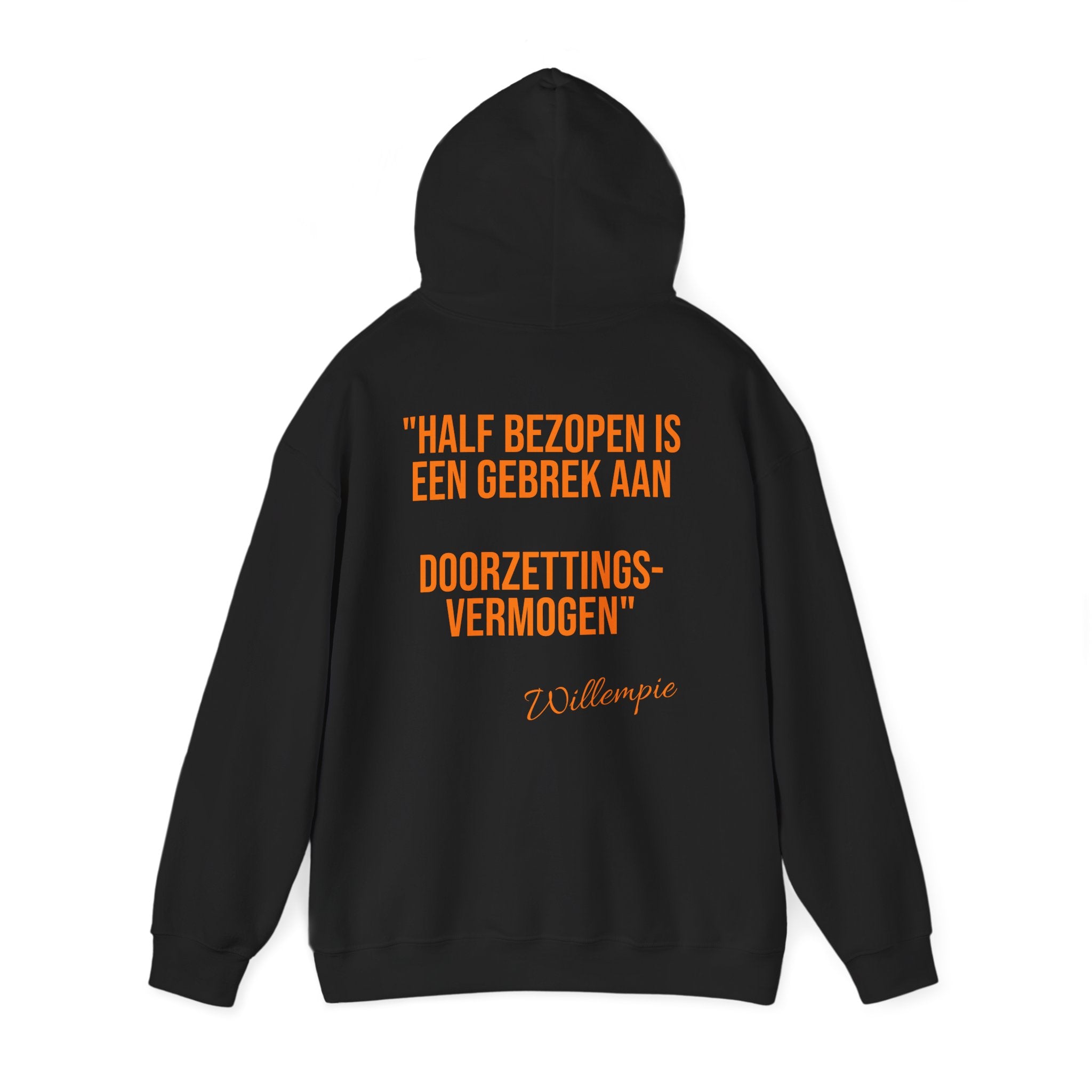Koningsdag Hoodie 2026 – Half Bezopen (Willempie Edition)