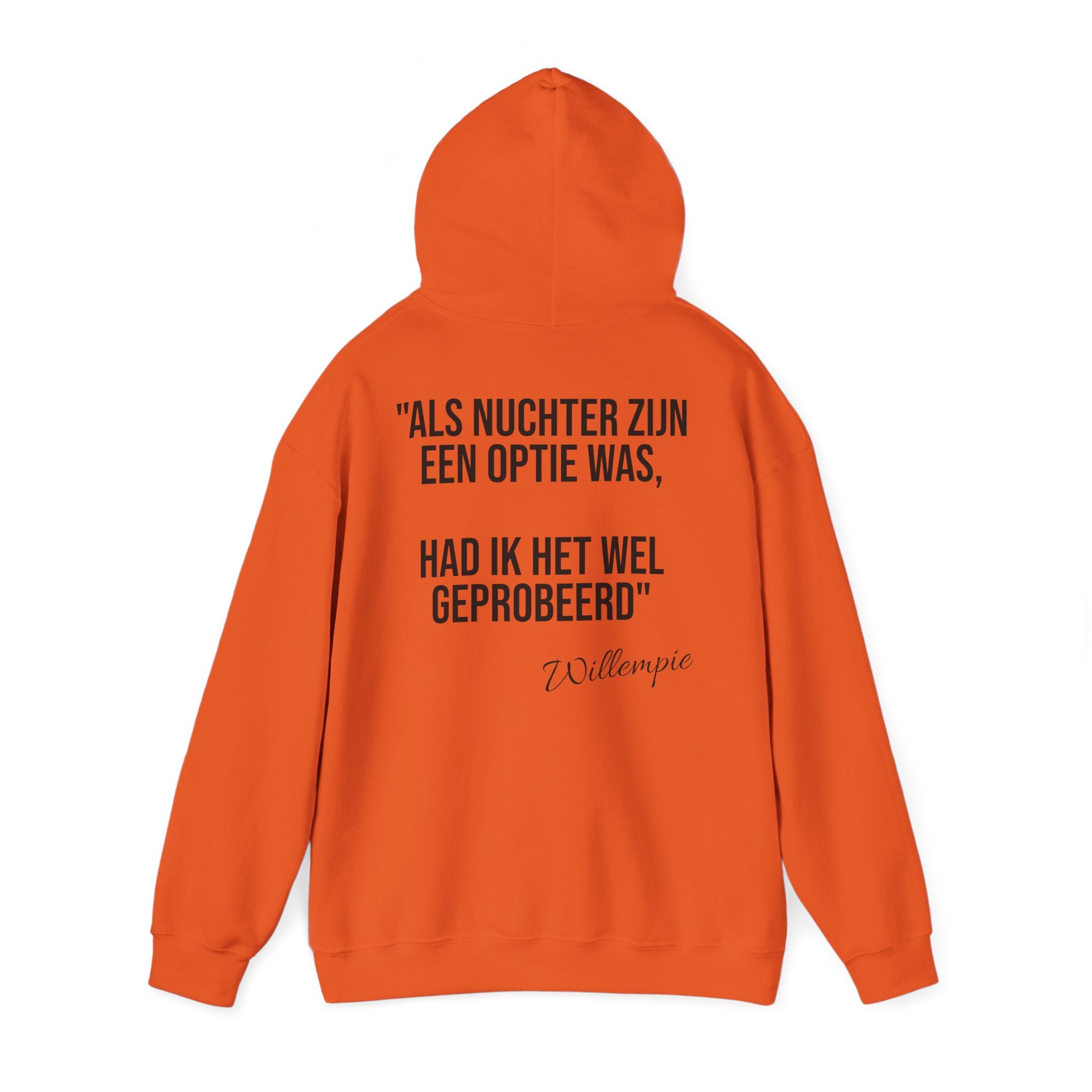 Koningsdag Hoodie 2026 – Nuchter (Willempie Edition)